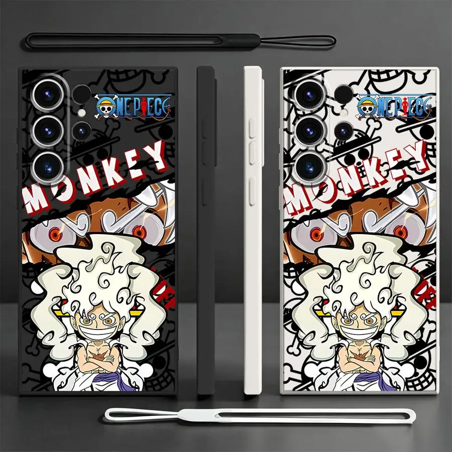 Phone Cover Case for Samsung Galaxy S26 Note 20 10 Ultra S23 S25 Edge S21 Plus S20 FE S24 Ultra S22 Anime Ones Pieces