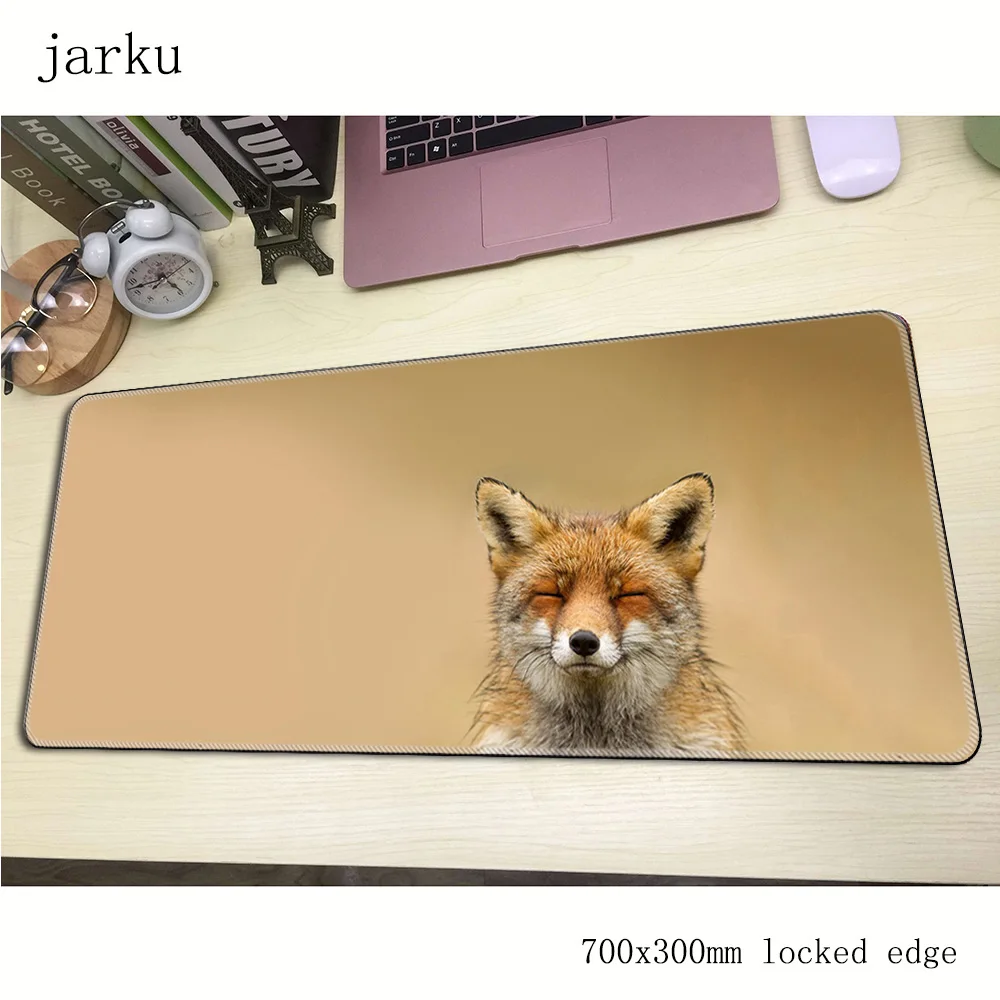 Fox mouse pad Adorable Computer mat 800x400X3MM gaming mousepad large padmouse Fashion best keyboard games pc gamer desk