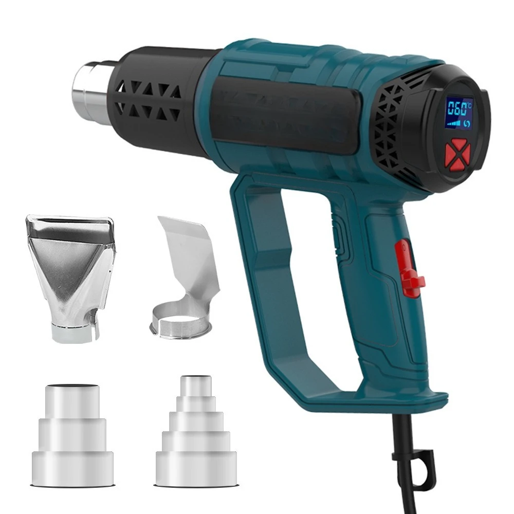 Electronic temperature control hot air gun 2000W intelligent grade hot air gun, wire blowing gun, film baking gun