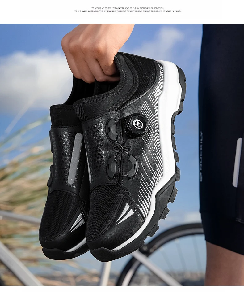 Unisex-Radsport-Sneaker MTB-Schuhe mit Herren-Spikes für Straßen- und Dirt-Bikes, flache Rennschuhe für Damen, Mountainbike-Spd-MTB-Schuhe, Zapatillas MTB – Detail 9