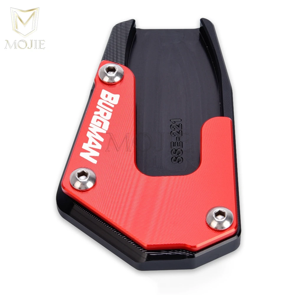 For SUZUKI Burgman650 AN650 Burgman 650 executive 2013-2023 Motorcycle Scooter Side Stand Enlarger Plate Kickstand Extension