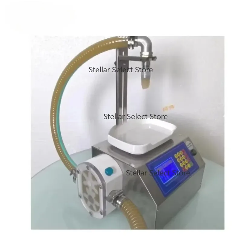 

SY-A7 Semi-Automatic Gear Pump Manual Liquid Honey Edible Oil Bottle Paste Weighing Filling Machine
