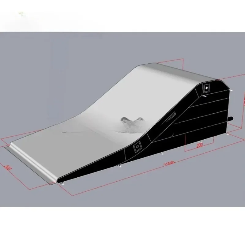 Newly designed slope mountain bike landing safety airbag inflatable ski slope landing