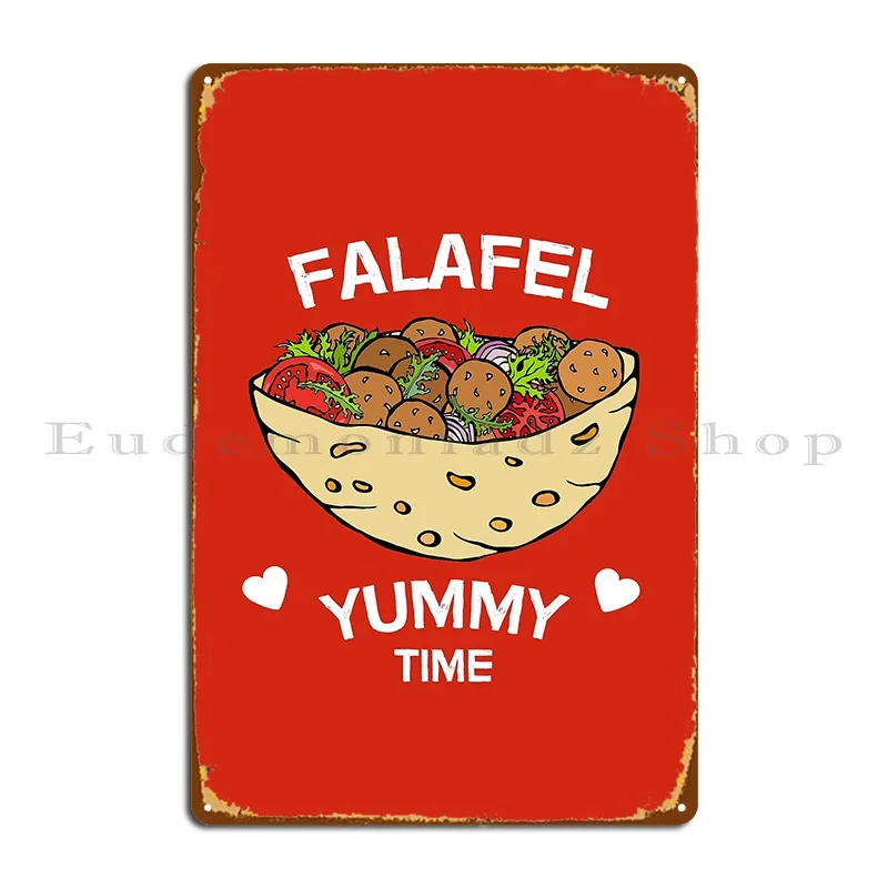 Falafel Chef Middle Eastern Cooks Street Food Apron Gifts Lebanese Cuisine Metal Sign Wall Pub Cinema Club Iron Tin Sign Poster