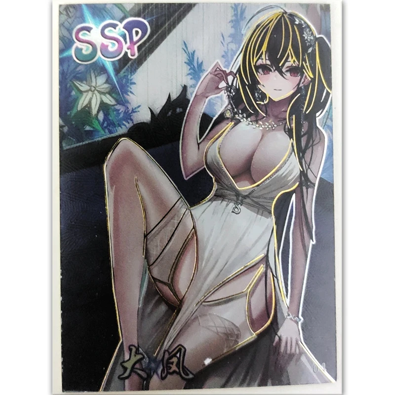 Anime Goddess Story Fantasy Country Yukihana Lamy Altria Pendragon Beelzebul Keqing Ssp Card New Collection Man Birthday Gifts