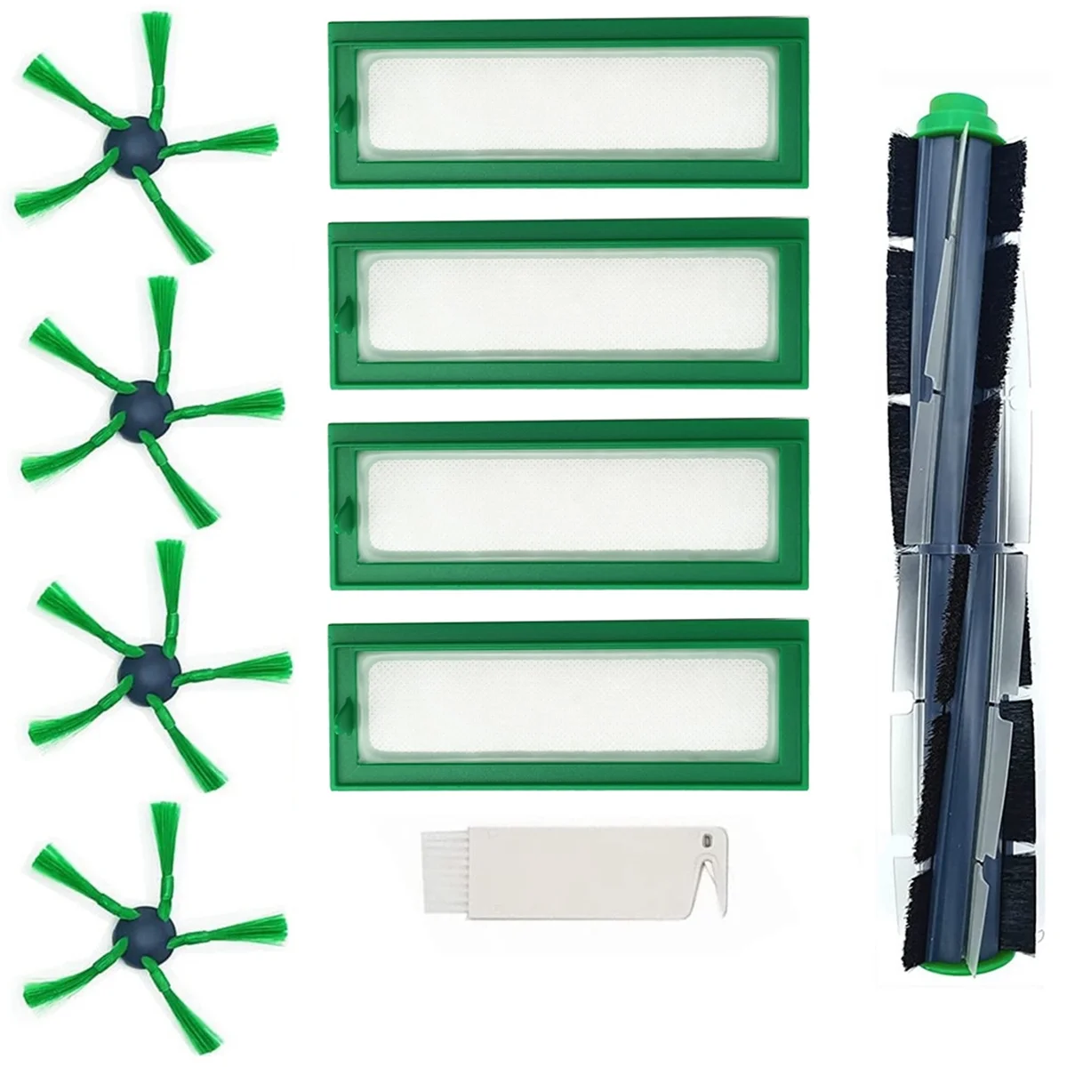 Spazzola a rullo di ricambio spazzole laterali filtro HEPA per Vorwerk Kobold VR200 VR300 accessori per aspirapolvere Robot