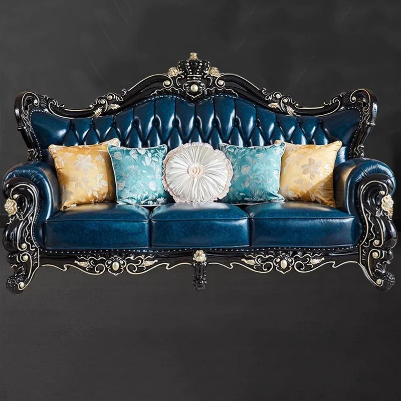 طبق الأصل أريكة غرفة المعيشة الفاخرة جلد طبيعي متعدد الوظائف الاقسام غرفة المعيشة أريكة عرض موبليس أثاث ما بعد الحداثة