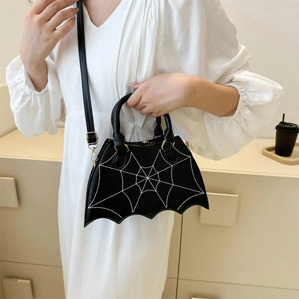 

Halloween novelty ladies crossbody bag creative batwing tote fashion ladies PU leather small tote