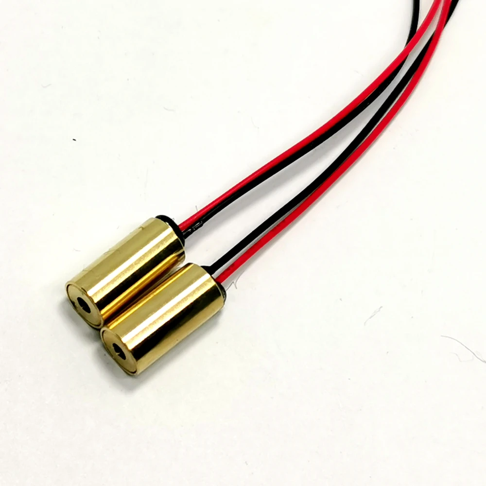 Mini Industrial 650nm 5mw Red Laser Dot Module 3V-4.5V Brass Housing 9*18mm