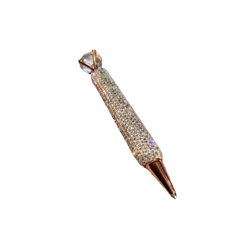 

Creative with Rhinestones Ballpoint Pen Fun Gift Novelty Toy Writting Pen Stationery Props Toys Neutral Pen for School Office