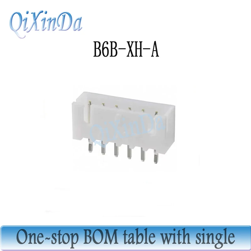 

50PCS B6B-XH-A Connector Header Through Hole 6 position 0.098" (2.50mm)