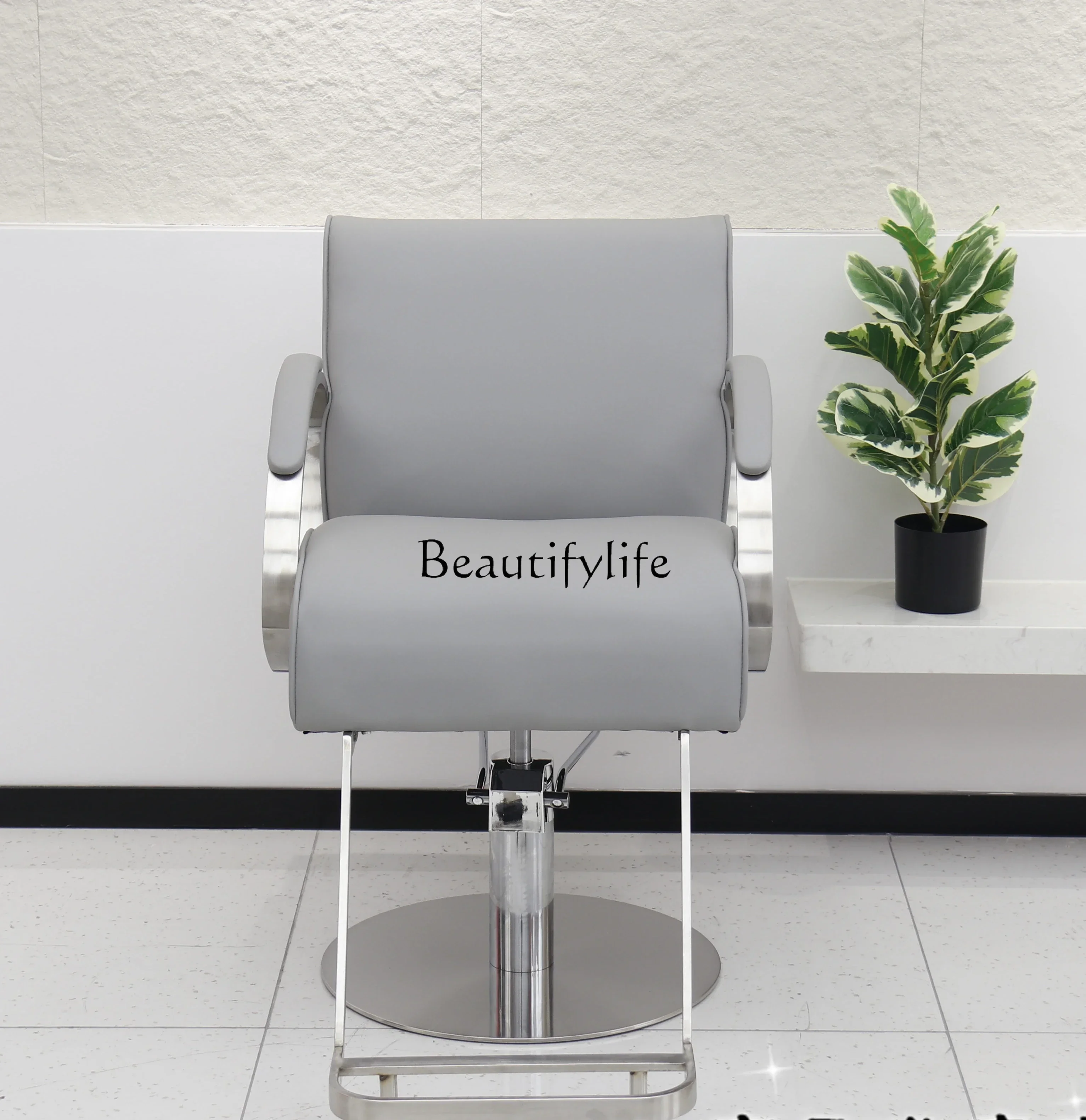 Simple Modern Barber Shop Chair Lifting Hot Dyeing Hair Cutting Chair