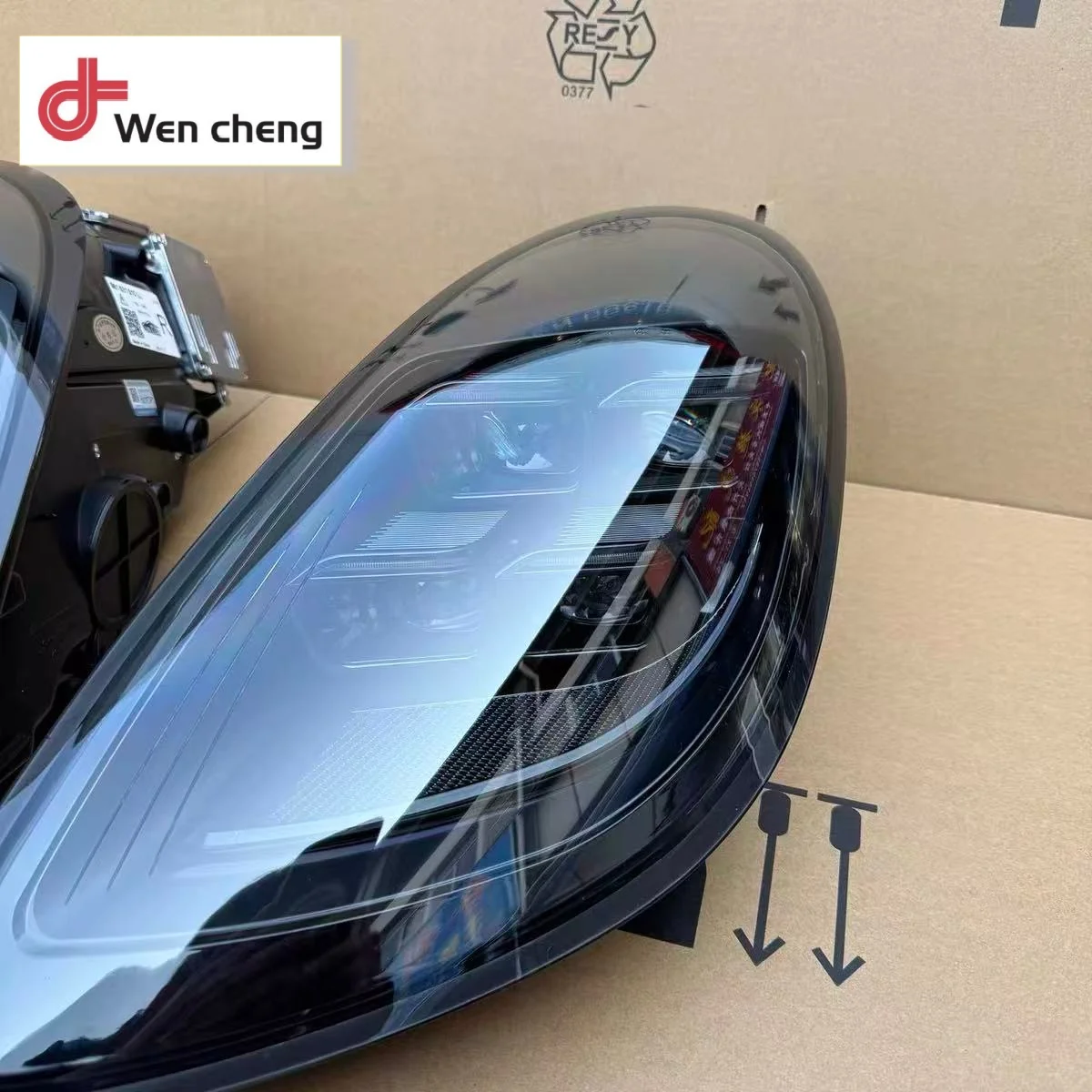 For 981 Cayman Boxster 2013-2015 12V New LED Headlights 4 Lens Plug And Play Retrofit Upgrade