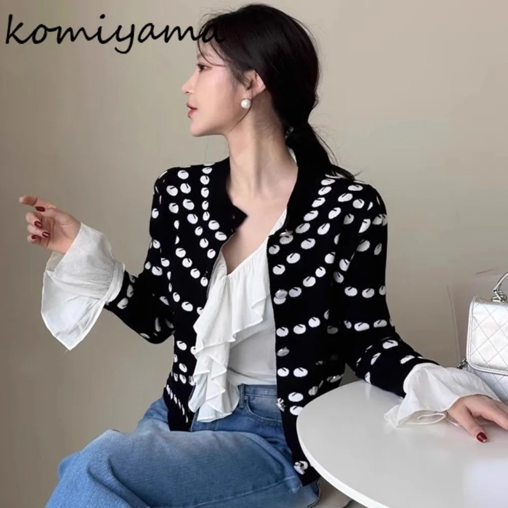 

Жемчужный жаккардо 2025 Casaco хитового цвета, свободные Chaquetas De Mujer, маленькая куртка с ароматом, Jaqueta Feminina, женские куртки с длинными рукавами