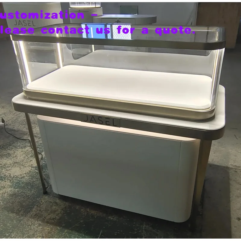 

custom.Modern Stainless Steel Jewelry Cabinet Counter with Antique Sale