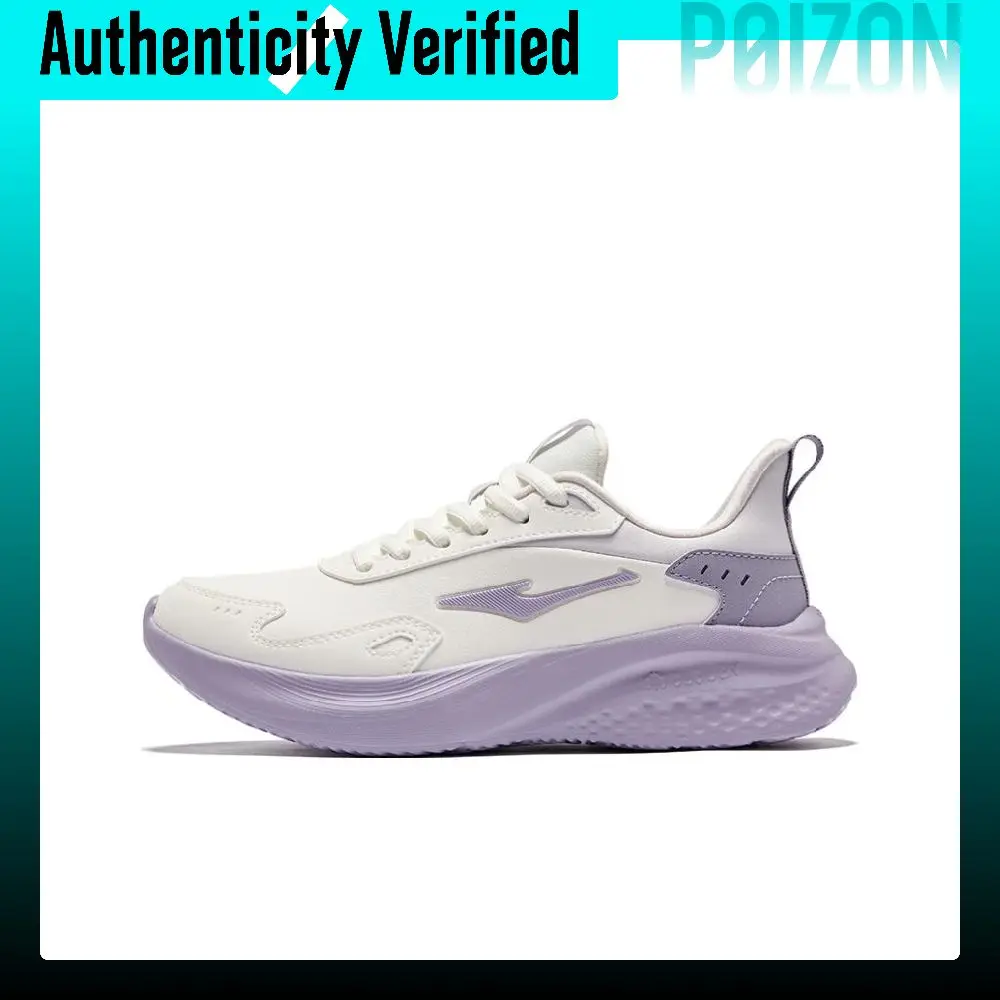 Erke Joychi 1 Running Shoes Women's Low-top Microcrystal White/Mineral Purple 52124403128-005