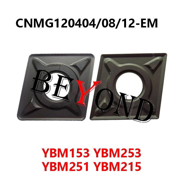 

CNMG120408-EM YBM253 YBM251 YBM215 CNMG120404-EM YBM153 CNMG120412-EM 100% Original Carbide Inserts CNMG 120408 Stainless Steel