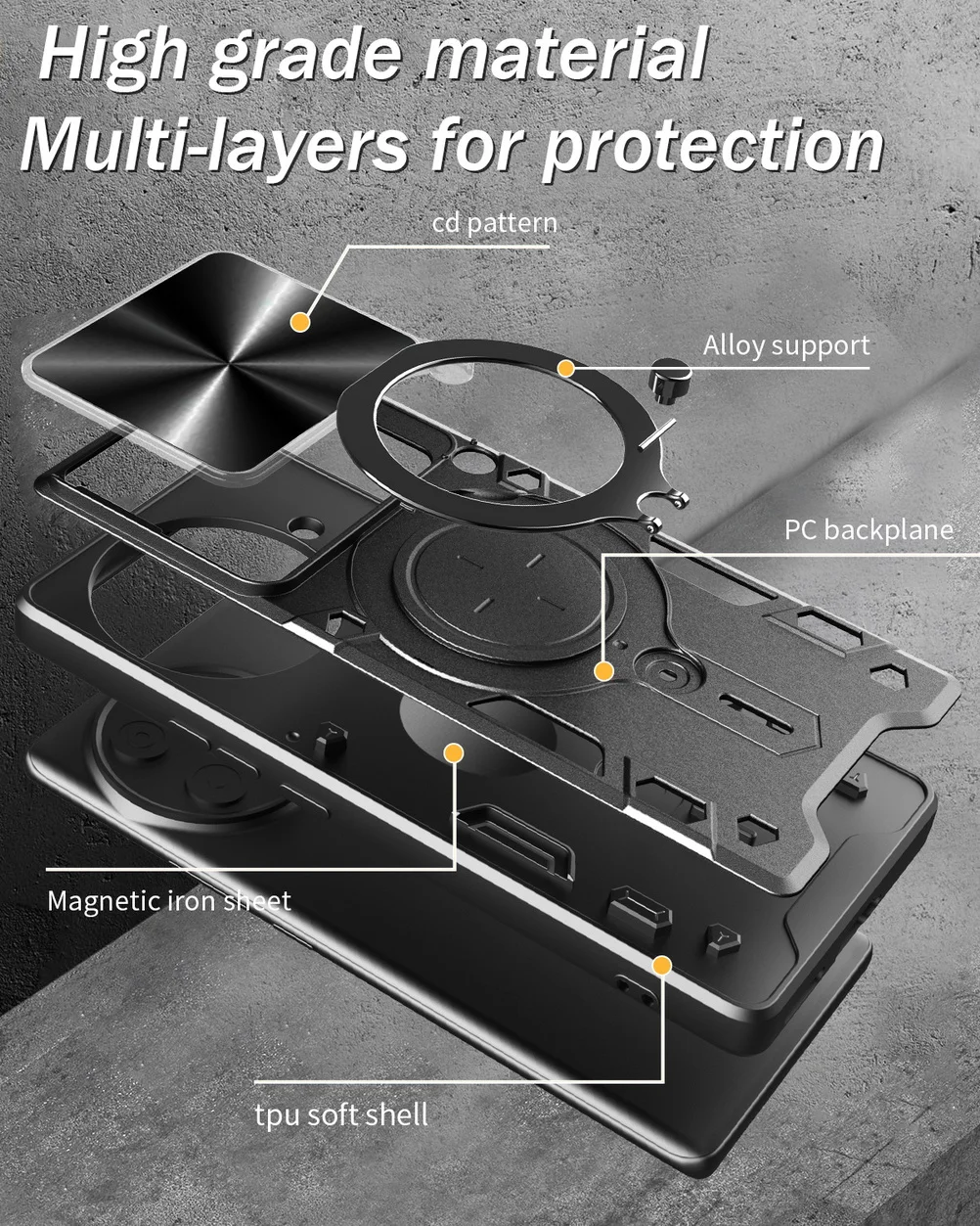 حافظة حماية للكاميرا الدائرية المعدنية لهاتف Tecno Camon 30s Pro Camon 30S 30 40 Premier Camon40 Pro غطاء حامل دوار