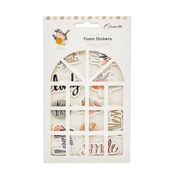 Creative Path Foam EVA Stickers Embellishments Self Adhesive DIY Craft Scrapbooking Cardmaking Accessories Journal Decorations