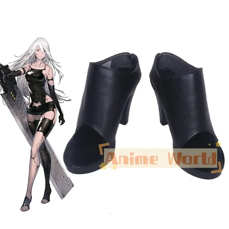 NieR: Automata YoRHa Type A No.2 A2 Cosplay Shoes Halloween Carnival Boots Custom Made