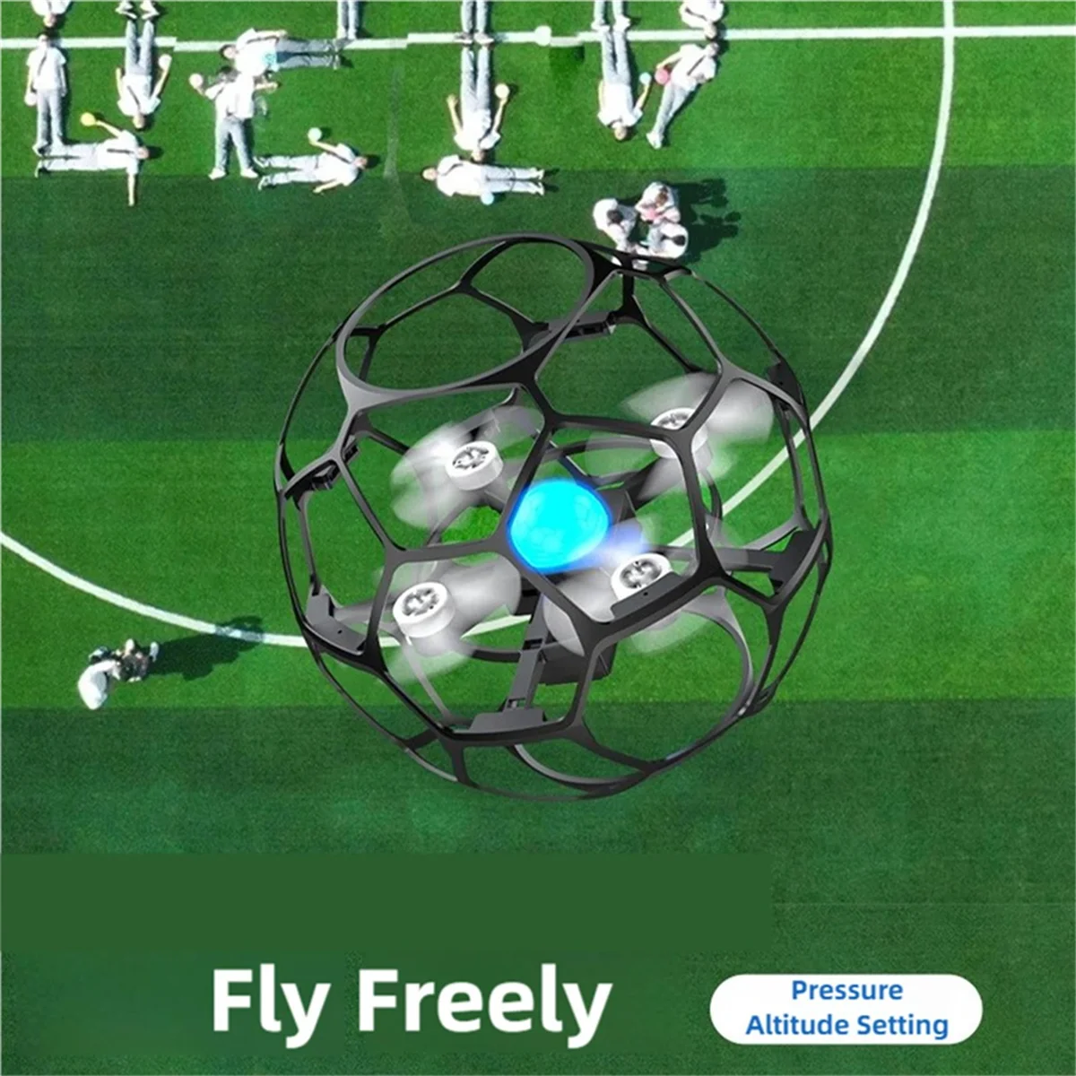 AA85 2.4G Remote Control Football Drone Children'S Flight Training RC Drone Toys Professional Racing Drone with HD FPV Kids