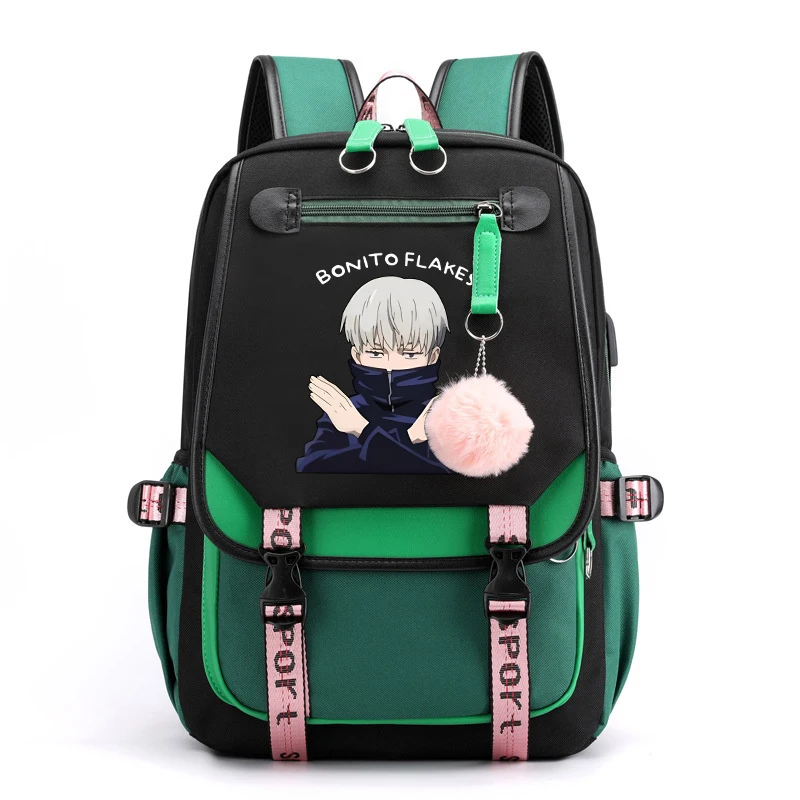 New Anime Inumaki Toge Backpack Multifunction Backpack Women Men Girl Travel Daily Backpack Teens School Bag Laptop Bag