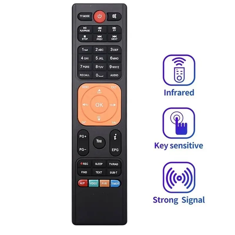 For Gtmedia V7S S2X V7S V7 HD V7 Plus V7 Pro V7 V8X Max V8 Blue UHD Compatible Remote Control Replacement V7S