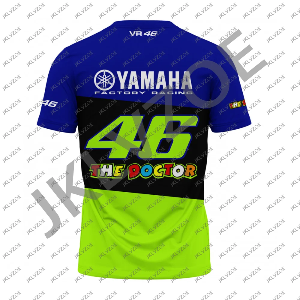 M022 Jersey F1 Clothes Player Men Home Away Race Car T Shirt Boys Team Motorcycle Tee Teenager Fans Club 46 Top Tricou Yamaha