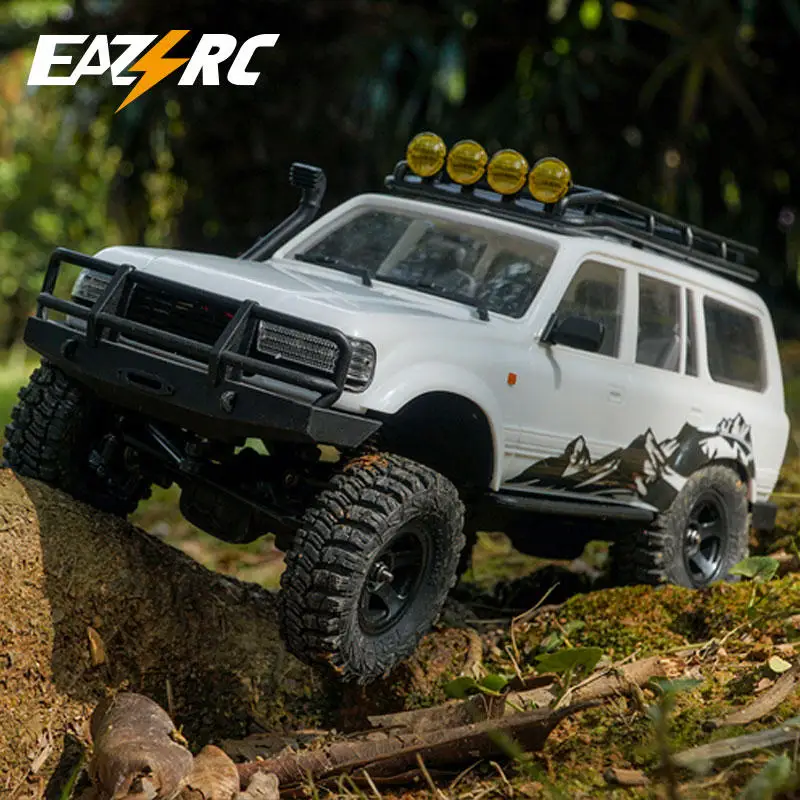 FMS1/18 EAZYRC Snow Mountain Storm zdalnie sterowanym pojazdem JC80 4WD wspinaczka pojazd terenowy Model symulacyjny zabawka festiwal prezent