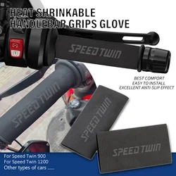 Motorcycle Heat Shrinkable Handlebar Non-slip Grip Glove Clutch Brake Lever Cover For Speed Twin 900 Speed Twin 1200 2019-2024