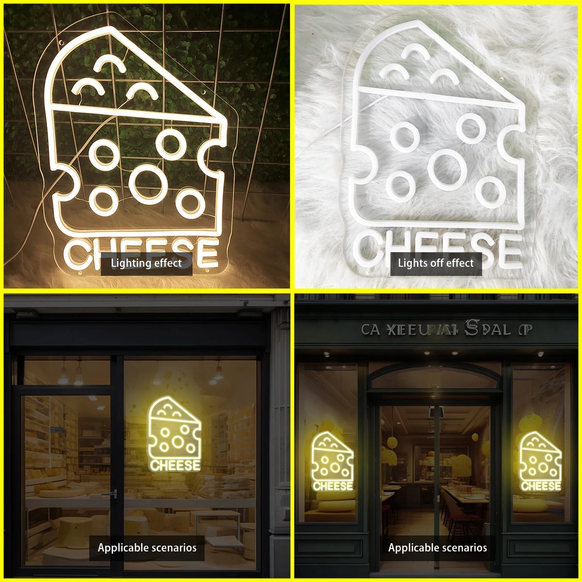 Käse Neon Zeichen Kuchen LED Neon Licht für Wand Küche Dekor für Schlafzimmer Dessert Shop Neon Lampe Schlafzimmer Wohnzimmer Dekoration