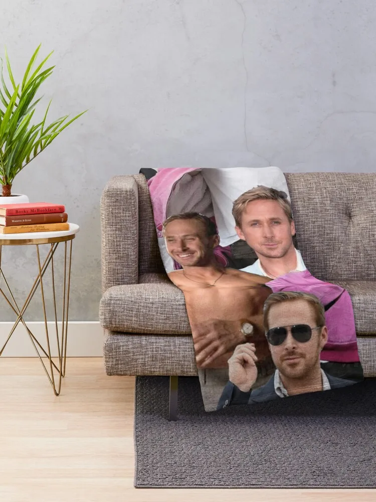 HIGH QUALITY ryan gosling photo collage Throw Blanket Luxury St Luxury Moving Blankets