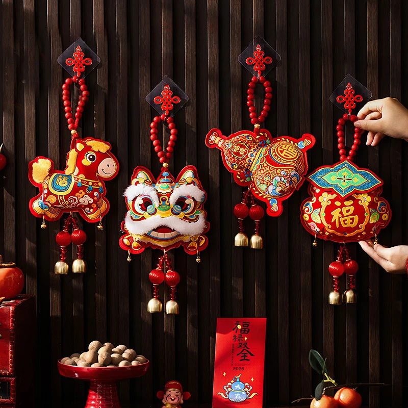 2026 السنة الجديدة الديكور الحصان العام الباب شرابة قلادة مهرجان الربيع الصيني شنقا الديكور Tet شنقا حلية #2