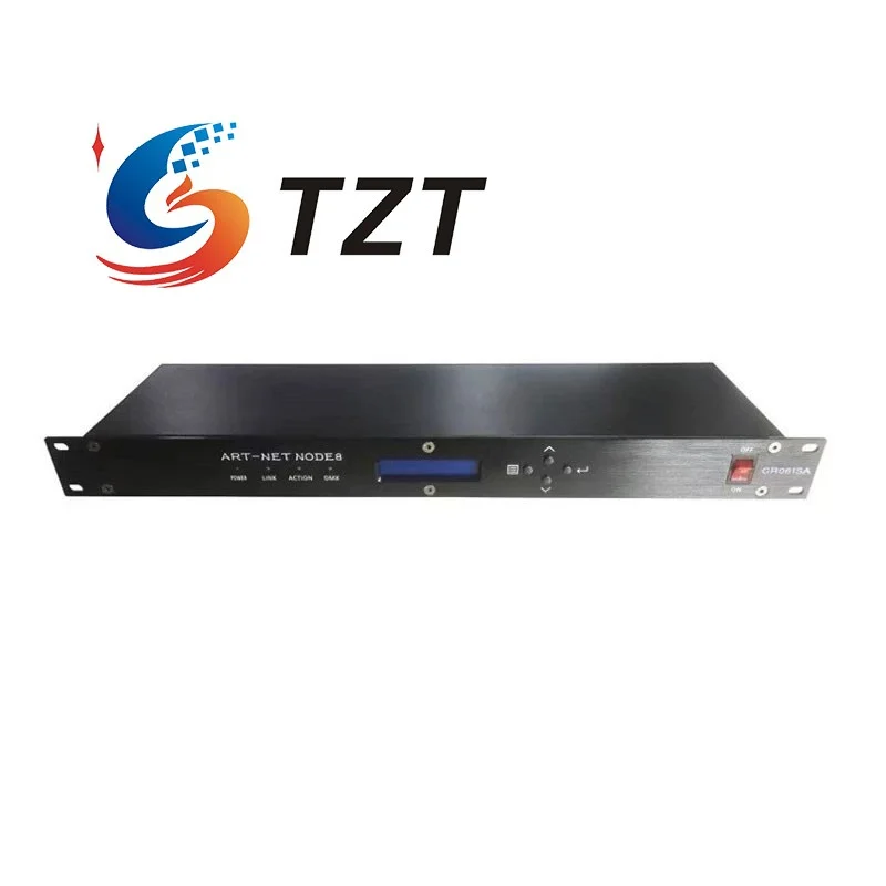 TZT CR061S ART-NET NODE8 8-Channel Art-Net Node DMX512 Network Expander with One Ethernet Port