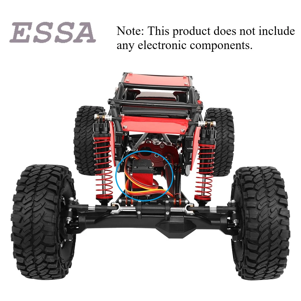 Chassis Frame Assembled with H10 VP Straight or Portal Axles Tires Wheels Plastic Body Shell for 1/10 RC Crawler DIY Upgrade
