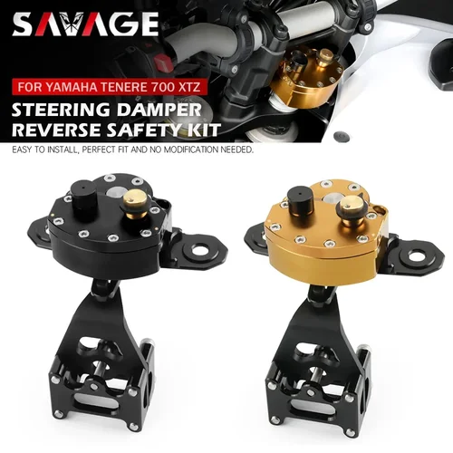 Para YAMAHA TENERE 700 amortiguador de dirección de motocicleta XTZ700/Rally XTZ 700 690 07 Kit de Control de amortiguador estabilizador de dirección