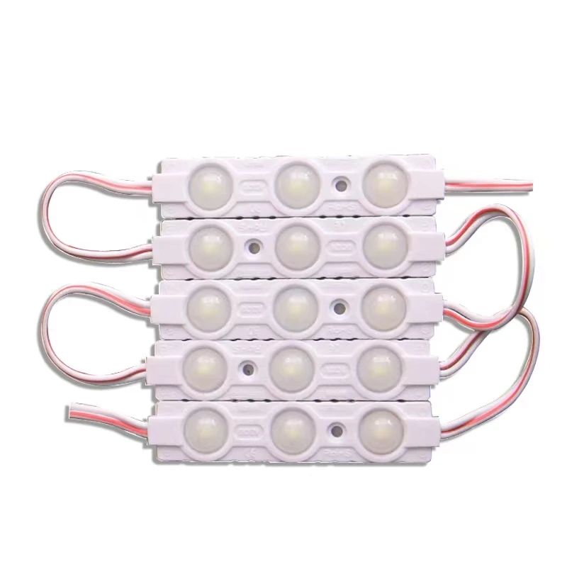 SMD 5730 5630 LED Module light DC12V 3 LEDs Waterproof IP65 1.5W, Cool white, LED Sign for shop banner