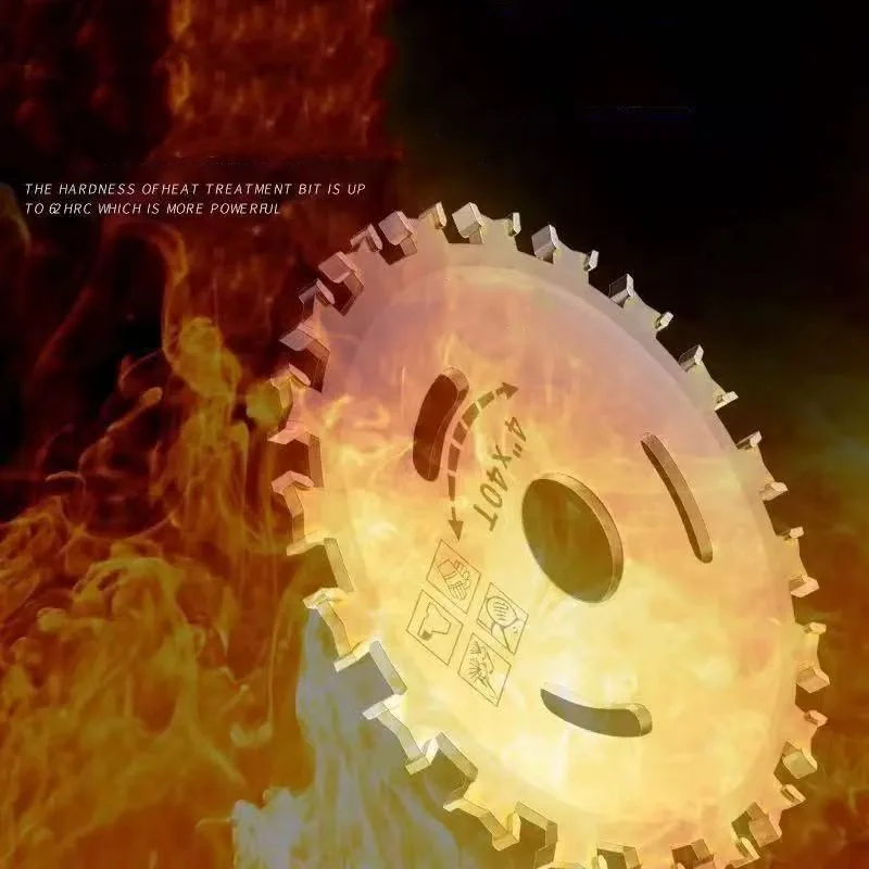 85mm 4Inch 5Inch 7Inch Alloy Woodworking Double Side Saw Blade Circular Cutting Disc Rotating Drilling Tool For Wood And Plastic