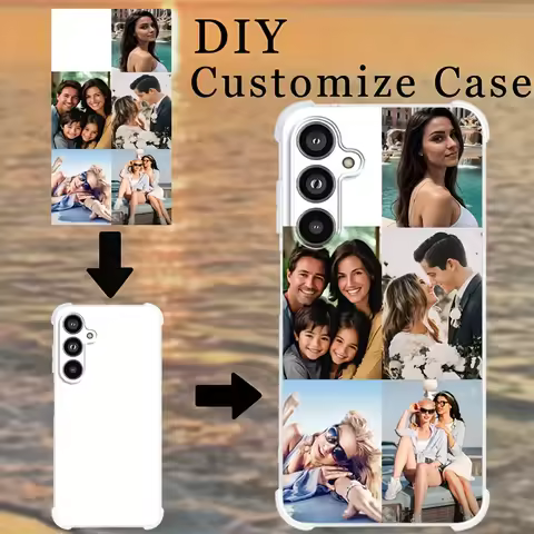 DIY Multi Photo Customized Phone Case For Samsung Galaxy A55 A54 A53 A52 Case A35 S25 S24 S23 S22 S21 S20 Ultra Plus FE Cover