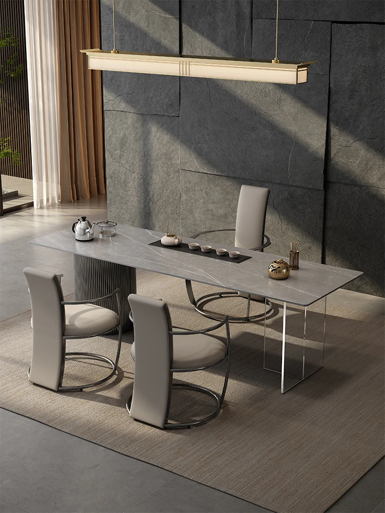 Light Luxury Tea Table and Chair Combination Household Modern and Simple Office