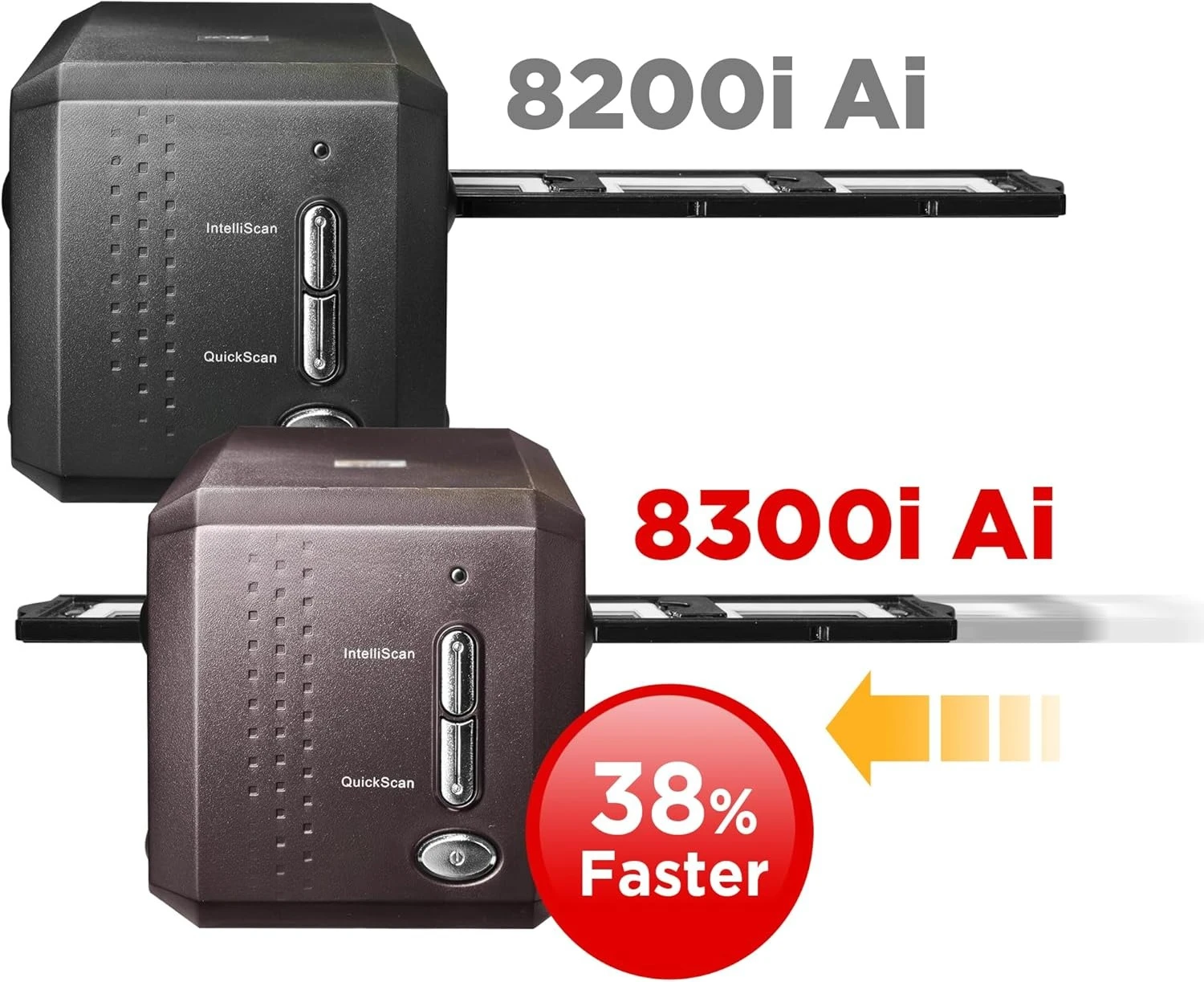 الماسح الضوئي لفيلم Ai 8300i - يحول فيلمًا مقاس 35 مم والانزلاق إلى رقمي، يتضمن هدف معايرة IT8 المتقدم (3 شرائح) شعبية جديدة