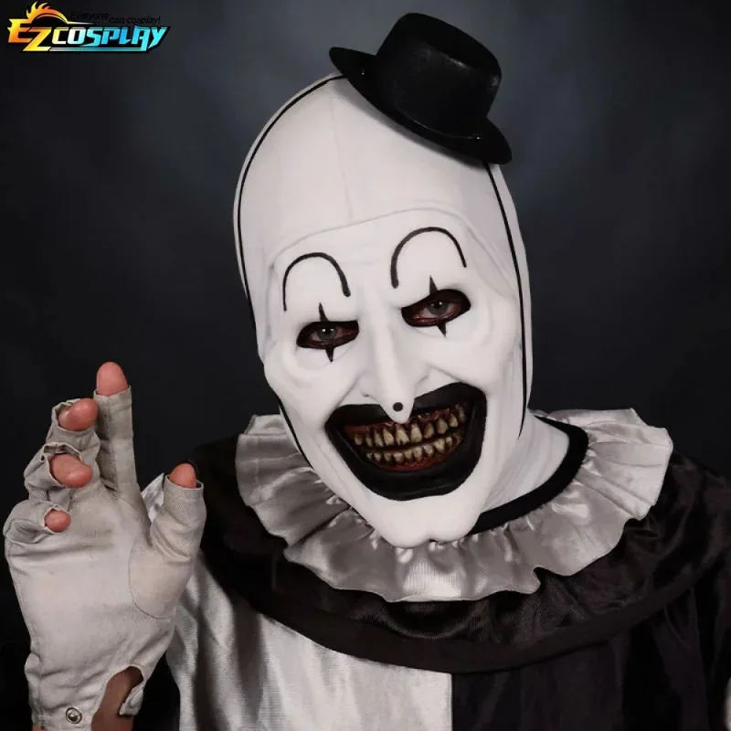 

A Loving Family Terrifier 2 Art the Clown Mask Cosplay Latex Masks Helmet Masquerade Halloween Party Costume Props 2025 New
