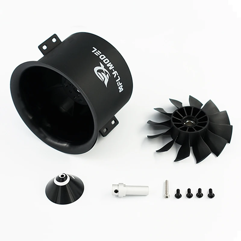 Xfly Model Edf 50mm 12 Blade Culvert Power Unit 2627-Kv4600 2627-Kv5500 4s External Rotating Brushless Motor For Jet Aircraft