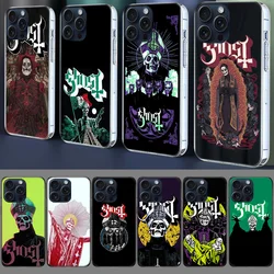 Ghost Heavy Metal Band Capa Phone Case For Iphone 17 Air 16 Pro Max 15 12 Pro 14 Plus 17E 16E 11 13 Mini Cover Cases Fundas Cell
