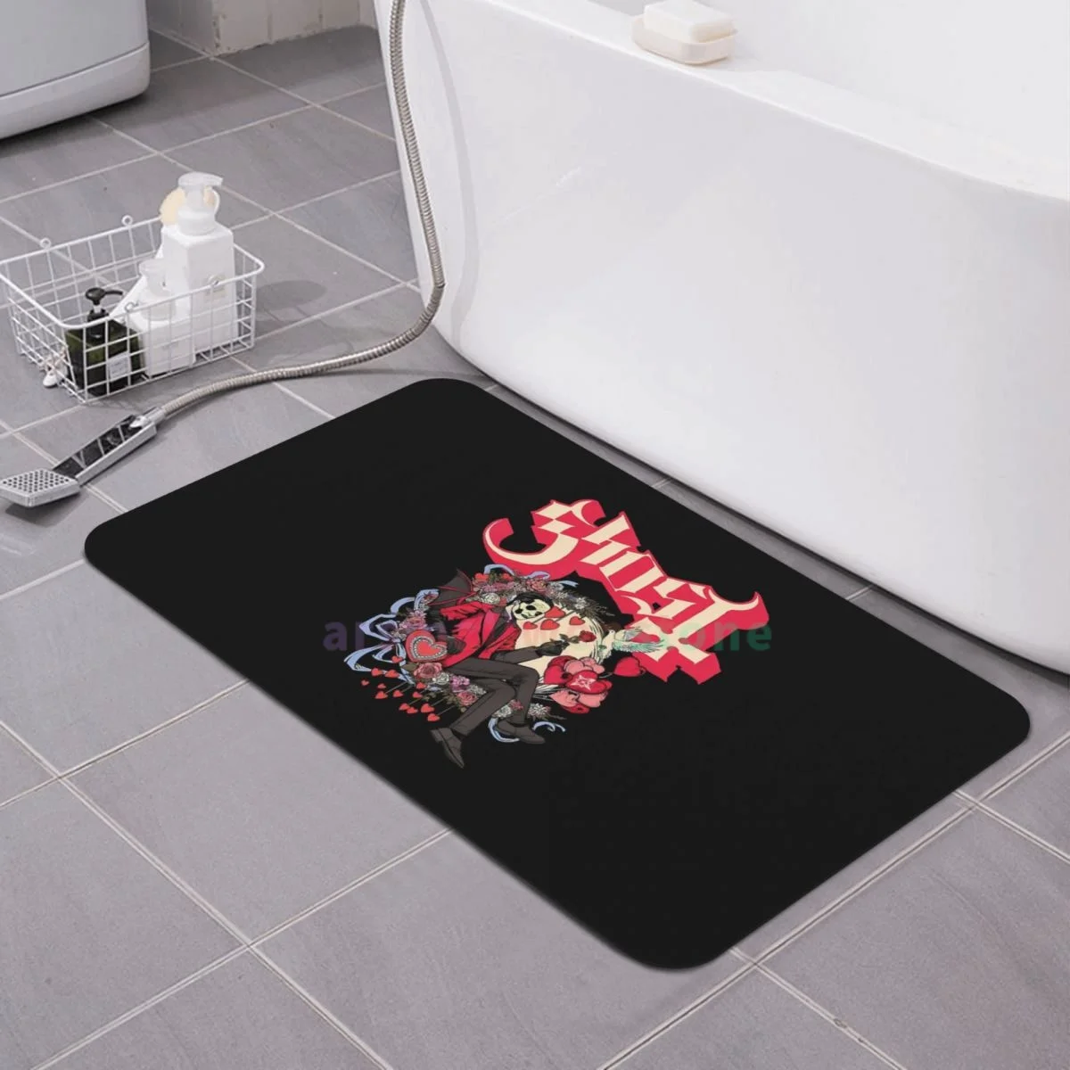 Ghost B.C. Band Diatom mud cushion absorbent quick drying mat bathroom door mat toilet diatomaceous earth non-slip foot mat