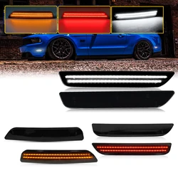 2Pcs Smoked LED Car Bumper Side Marker Light For Ford Mustang 2010 2011 2012 2013 2014 Base GT Shelby GT500 Boss 302 Accessories