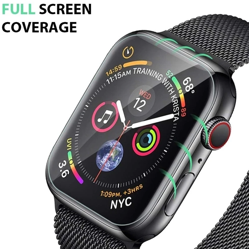 1/5/10PCS Soft Glass For Apple Watch 7 45mm 41mm iWatch series 6 5 4 3 se 44mm 40mm 42mm 38mm Film Apple watch Screen Protector