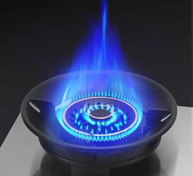 Estufa de Gas integrada de acero inoxidable con 2 quemadores, encendido electrónico inteligente para cocina doméstica