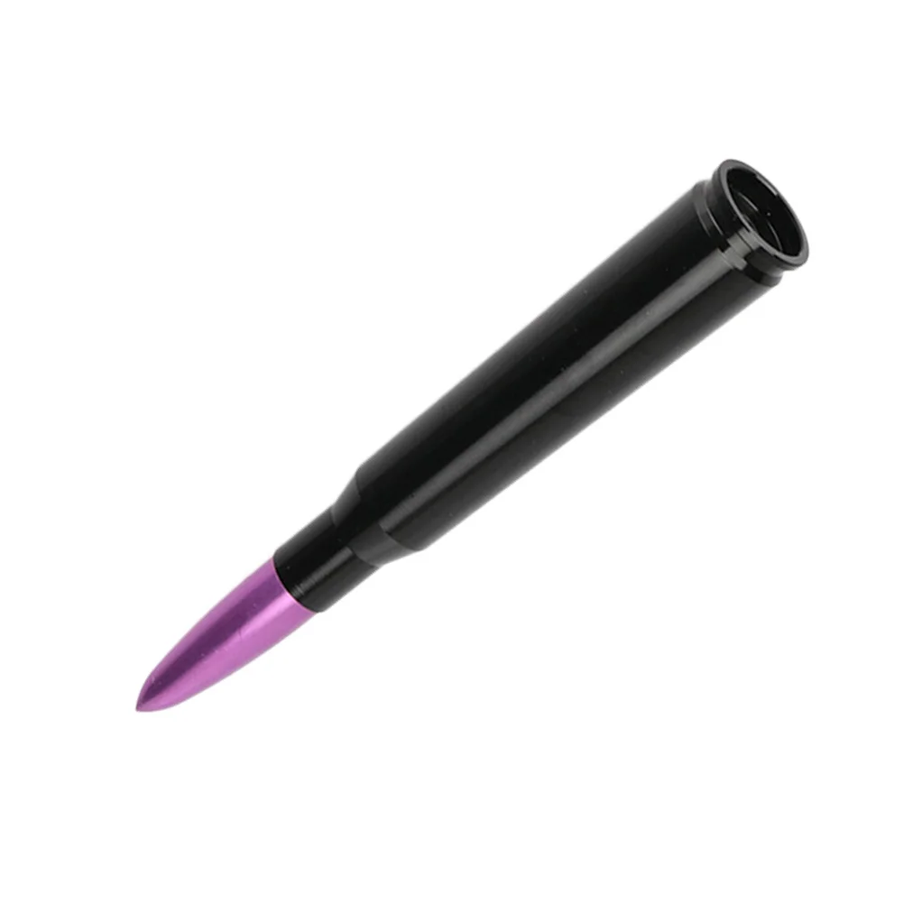 

Car Roof Antenna Universal Fit Purple Alloy Stubby Antenna No Tools Required Smooth Fade Proof Finish for Car Modification