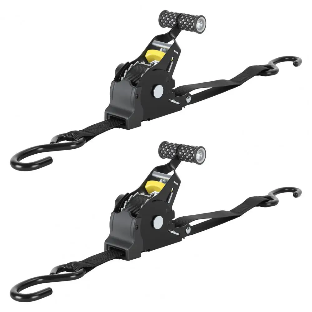 

1500 Lb Breaking Strength Ratchet Straps 4Pcs Auto Retract 11ft for Ford Maverick ATV Furniture Heavy Duty
